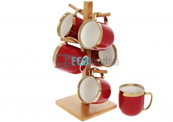 УЦІНКА НАБІР (6 ШТ) ПОРЦЕЛЯНОВИХ ЧАШОК 320МЛ EK21549 УЦІНКА НАБІР (6 ШТ) ПОРЦЕЛЯНОВИХ ЧАШОК 320МЛ EK21549