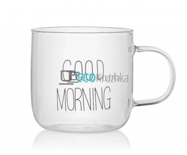 УЦІНКА ЧАШКА GOOD MORNING 350 МЛ ПРОЗОРА УЦІНКА ЧАШКА GOOD MORNING 350 МЛ ПРОЗОРА