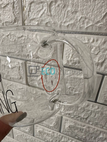 УЦІНКА ЧАШКА GOOD MORNING 350 МЛ ПРОЗОРА УЦІНКА ЧАШКА GOOD MORNING 350 МЛ ПРОЗОРА