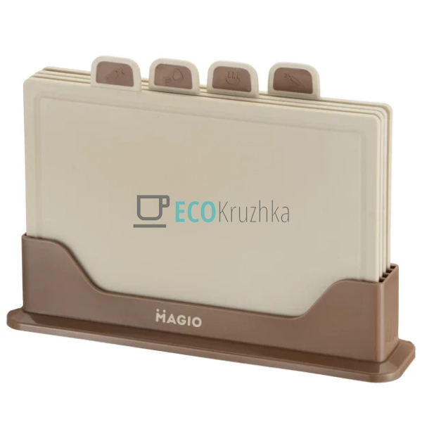 Набір обробних дощок MAGIO MG-1255I: 4 кухонні дошки з п ...