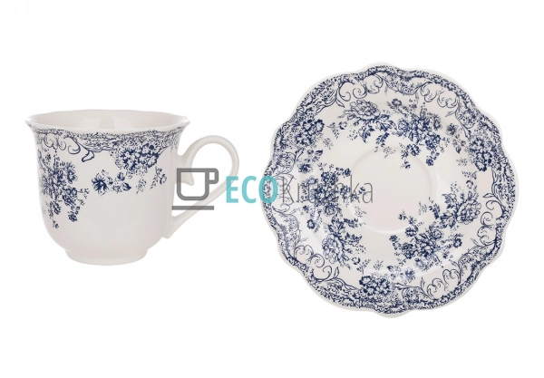 Порцелянова чашка з блюдцем  ...