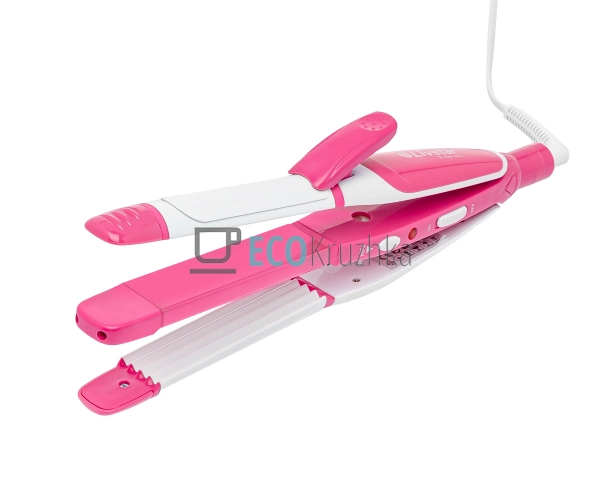 ​Стайлер для волосся 3-в-1: випрямляч, плойка та гофре L ...