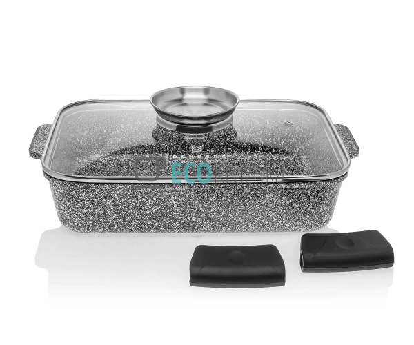 Жаровня алюмінієва з мармуровим покриттям 4 л з кришкою  ... Жаровня алюмінієва з мармуровим покриттям 4 л з кришкою  ...