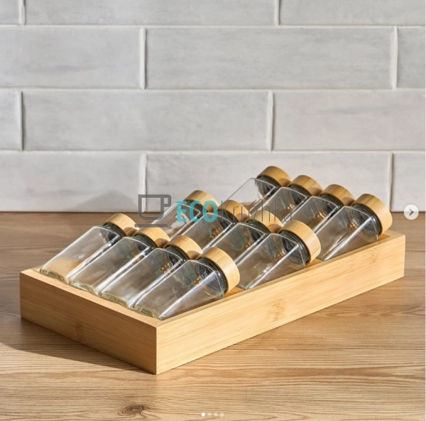 Набір баночок для спецій з б ...