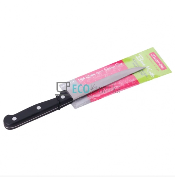 Кухонний ніж для обробки м’яса та кісток 14.5 см з бакел ... Кухонний ніж для обробки м’яса та кісток 14.5 см з бакел ...