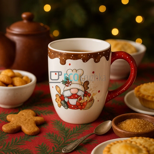 Керамічна новорічна кружка 4 ...