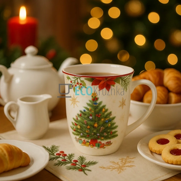 Новорічна чашка 470 мл з пор ...