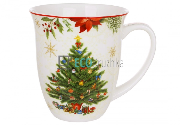 Новорічна чашка 470 мл з порцеляни – Christmas Story, св ...