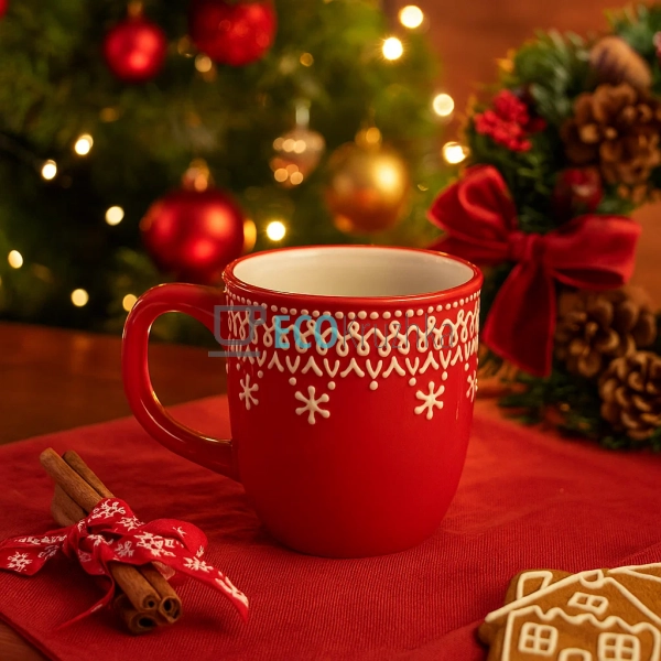 Керамічний кухоль "Сніжинка" ...