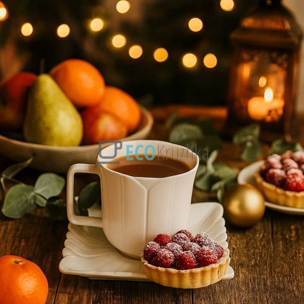 Чайна пара Tulip 220 мл – порцелянова чашка та блюдце (9 ...