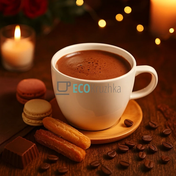 Порцелянова чашка 450 мл з бамбуковим блюдцем Naturel (9 ... Порцелянова чашка 450 мл з бамбуковим блюдцем Naturel (9 ...