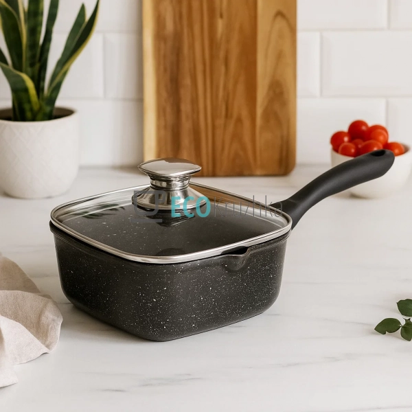 Квадратний ківш Edenberg EB-16997 з гранітним покриттям  ...