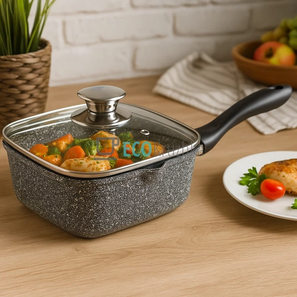 ​Квадратний ківш Edenberg EB-16998 з гранітним покриттям ...