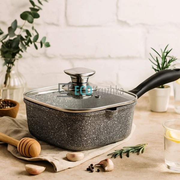 ​Квадратний ківш Edenberg EB-16998 з гранітним покриттям ...