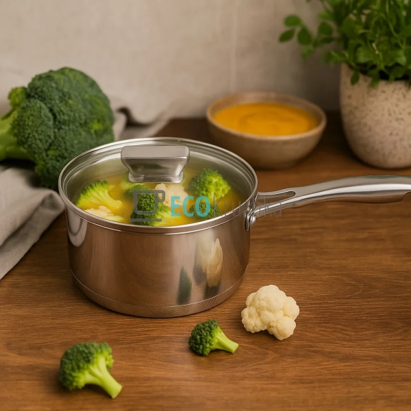 Ківш з кришкою нержавіючий Maesrto (MR-3521-16S)