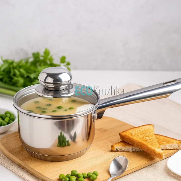 Ківш із кришкою Edenberg 1л EB-3032