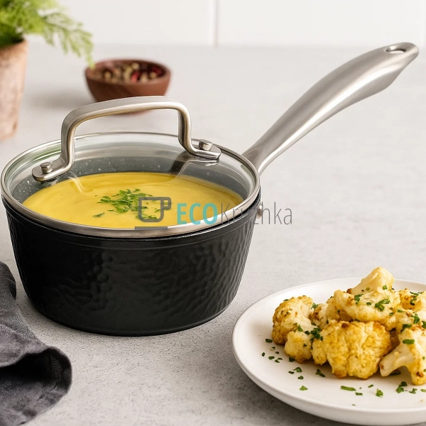 Ківш 1.8л, з кришкою, литий алюміній Edenberg EB-3674