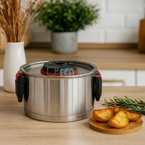 Каструля нержавіюча з складними ручками Maestro MR3530-1 ...