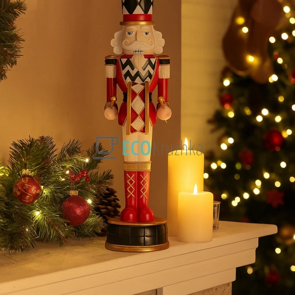 Декоративний лускунчик‑солдат з барабаном 50.5 см – свят ... Декоративний лускунчик‑солдат з барабаном 50.5 см – свят ...