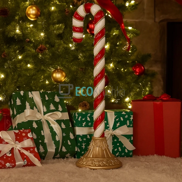 Карамельний льодяник "Палиця" 122 см – новорічна декорат ... Карамельний льодяник "Палиця" 122 см – новорічна декорат ...