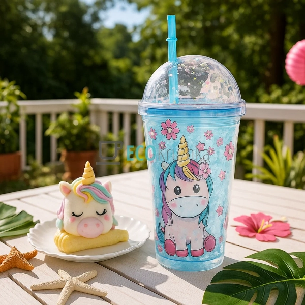 Стакан акриловий з подвійною стінкою та гідрогелевим нап ...