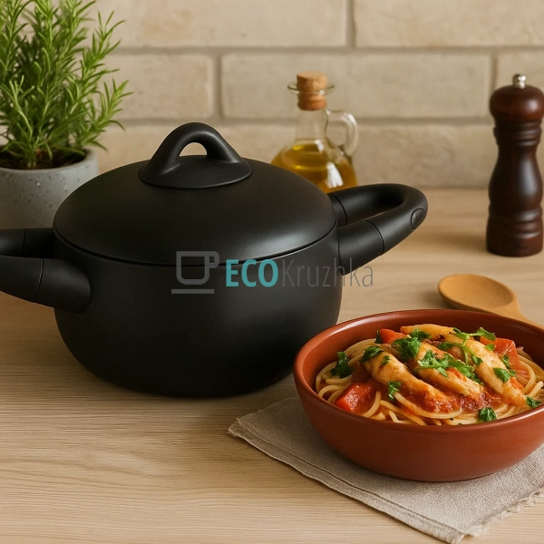 Каструля 4л з антипригарним покриттям Maestro MR-4017-22