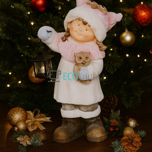 Різдвяна фігурка Дівчинка з ліхтариком 51 см — зимова ст ... Різдвяна фігурка Дівчинка з ліхтариком 51 см — зимова ст ...