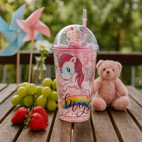 Стакан акриловий з подвійною стінкою та гідрогелевим нап ...