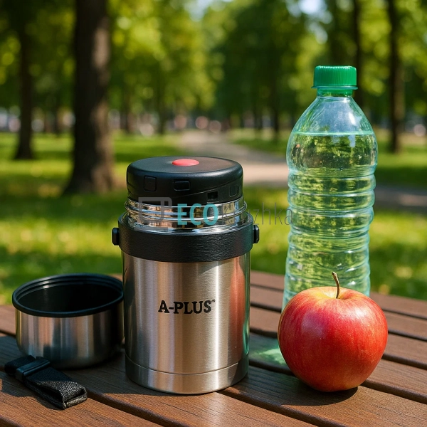 Термос харчової обідній для супу 750 мл з нержавіючої ст ...