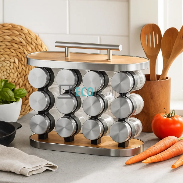 Набір для спецій  на 12 ємностей Edenberg EB-18003