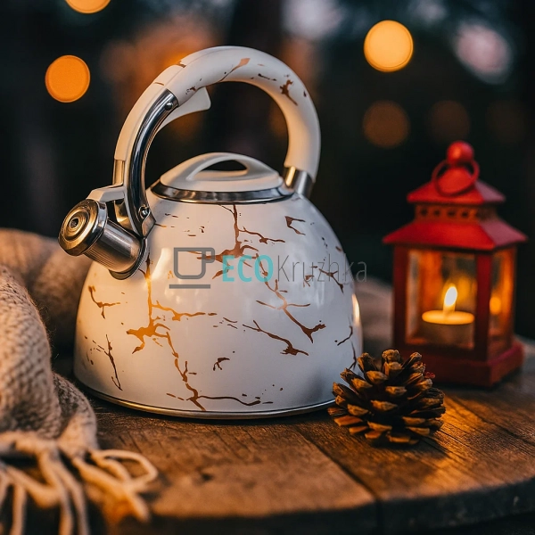 Чайник зі свистком 3 л із нержавіючої сталі – для газови ...