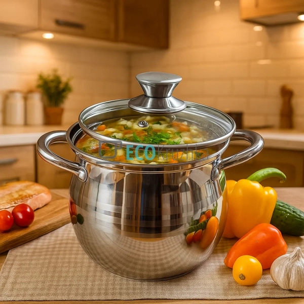 Каструля 2.9л Edenberg з нержавіючої сталі з кришкою Кап ... Каструля 2.9л Edenberg з нержавіючої сталі з кришкою Кап ...