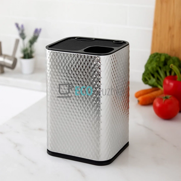 Підставка для ножів та кухонного приладдя 23x13.5x12.5 с ...