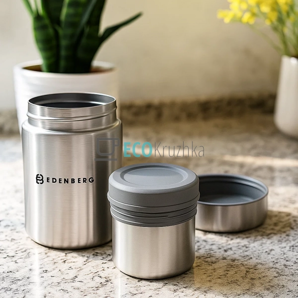 Термос харчовий Edenberg 700 мл з нержавіючої сталі EB-3 ...