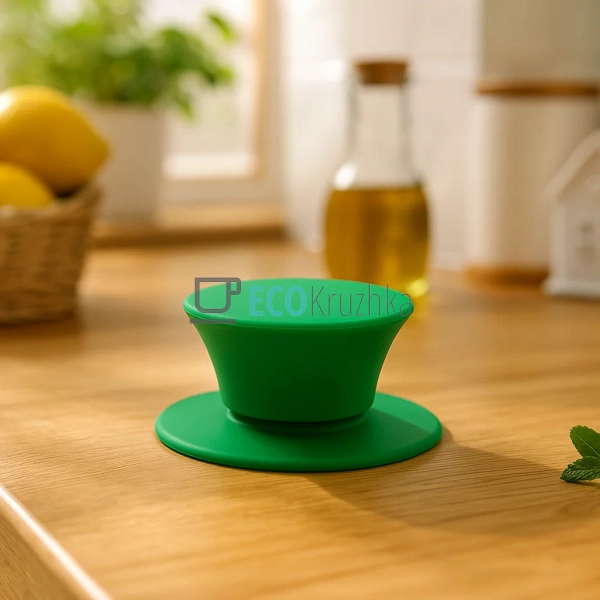 Ручка силіконова для кришки Салатова кругла Frico FRU-20 ...