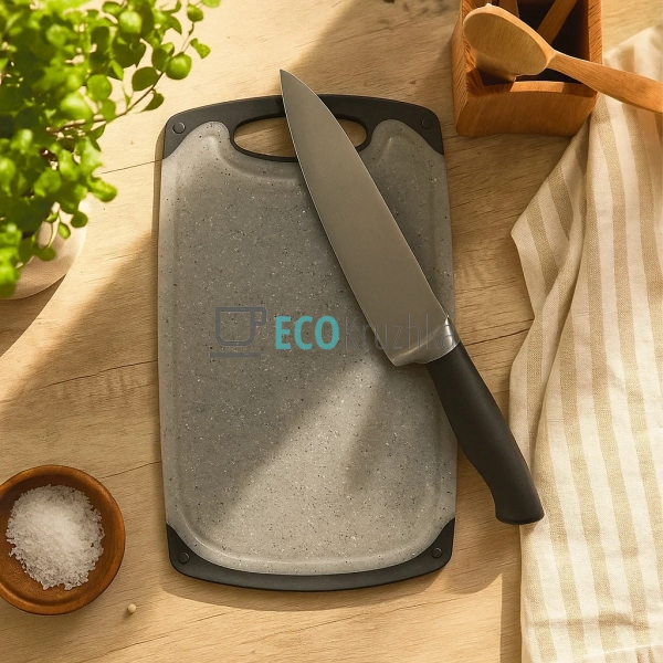 Дошка кухонна Мармурова Чорна 29 х 17.5 x 9см FRU-772