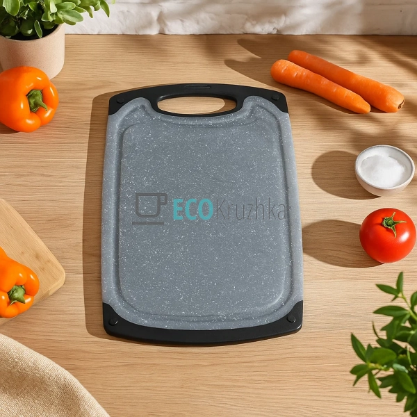 Дошка кухонна Мармурова Чорна 40.5 x 24.3 x 9см FRU-778