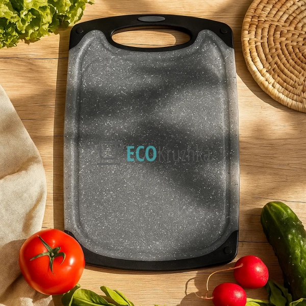 Дошка кухонна Мармурова Чорна 40.5 x 24.3 x 9см FRU-778