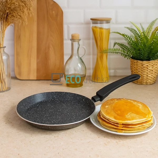 Сковорода 22 см для млинців із гранітним покриттям для і ... Сковорода 22 см для млинців із гранітним покриттям для і ...