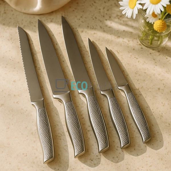 Набір кухонних ножів Edenberg із підставкою, 6 шт EB-110 ... Набір кухонних ножів Edenberg із підставкою, 6 шт EB-110 ...