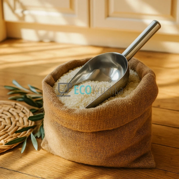 Совок для сипучих продуктів нержавіючий на 500 гр. довжи ...