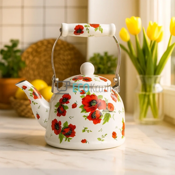 Чайник Емальований 2 л Мак (9/L)