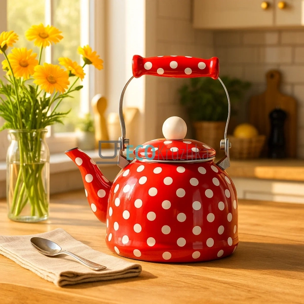 Чайник Емальований 2 л Горох (25/L)