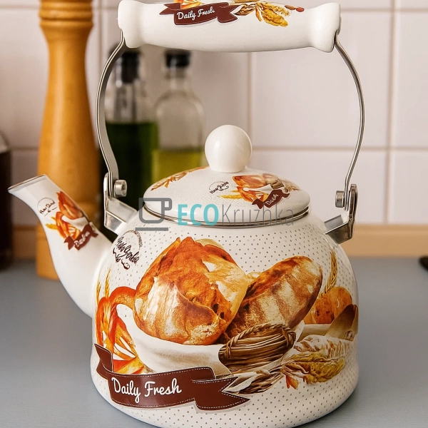 Чайник Емальований 2 л Хліб (45/L)