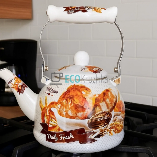 Чайник Емальований 2 л Хліб (45/L)
