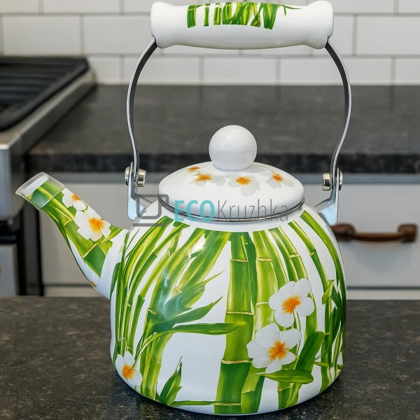 Чайник Емальований 2 л Бамбук (44/L)