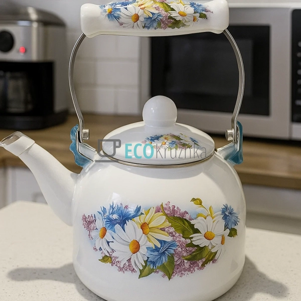 Чайник Емальований 2 л Ромашка (37/L)