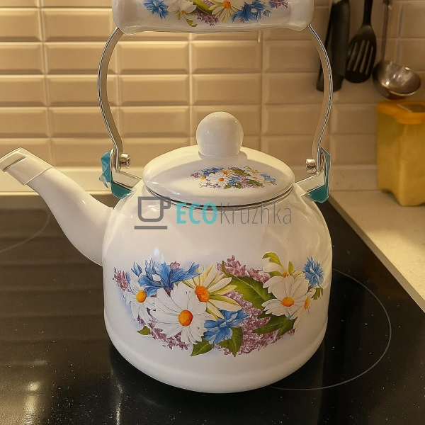 Чайник Емальований 2 л Ромашка (37/L)