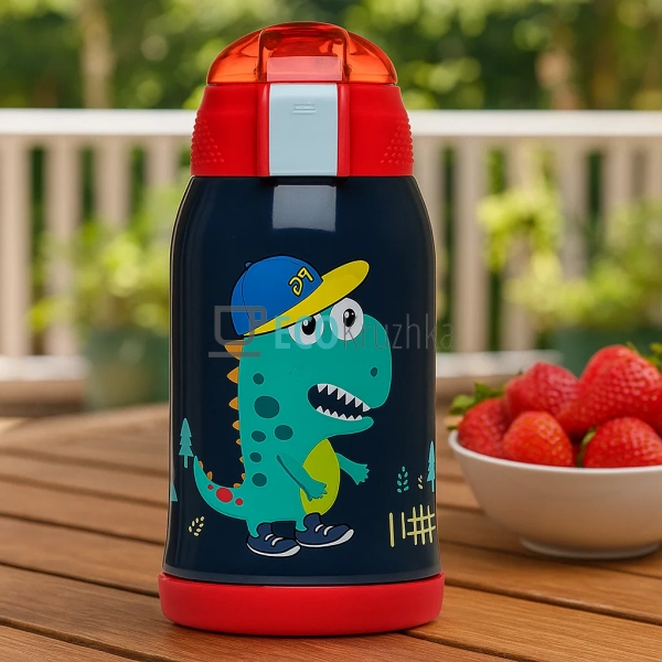 Термос дитячий поїлка з трубочкою Динозавр 400 мл EK1242 ... Термос дитячий поїлка з трубочкою Динозавр 400 мл EK1242 ...