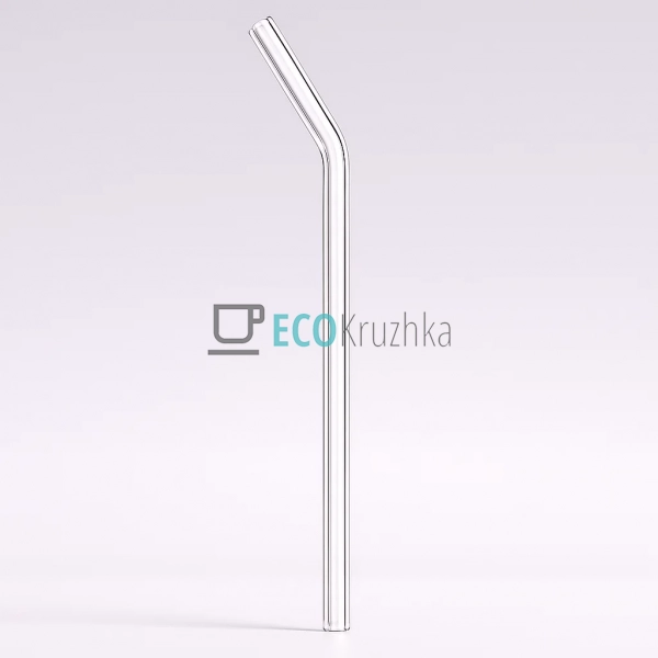 Скляна боросилікатна соломинка прозора (888-25) Скляна боросилікатна соломинка прозора (888-25)